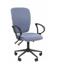 Офисное кресло Chairman 9801 Россия ткань T02 голубой Black
