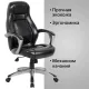 Кресло руководителя PREMIUM Turbo EX-569, экокожа, спортивный дизайн, черное. Фото товара с разных ракурсов.