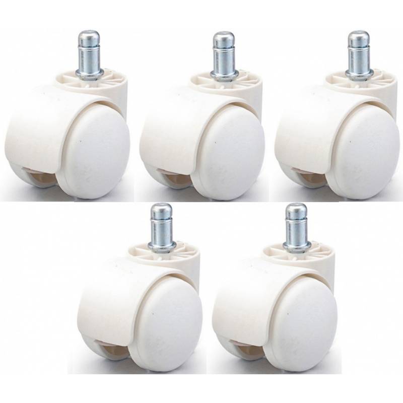 Колесики для кресла белые (5шт) главное фото